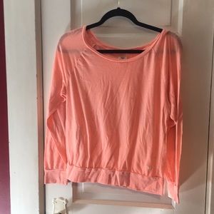 Orange pink long sleeve